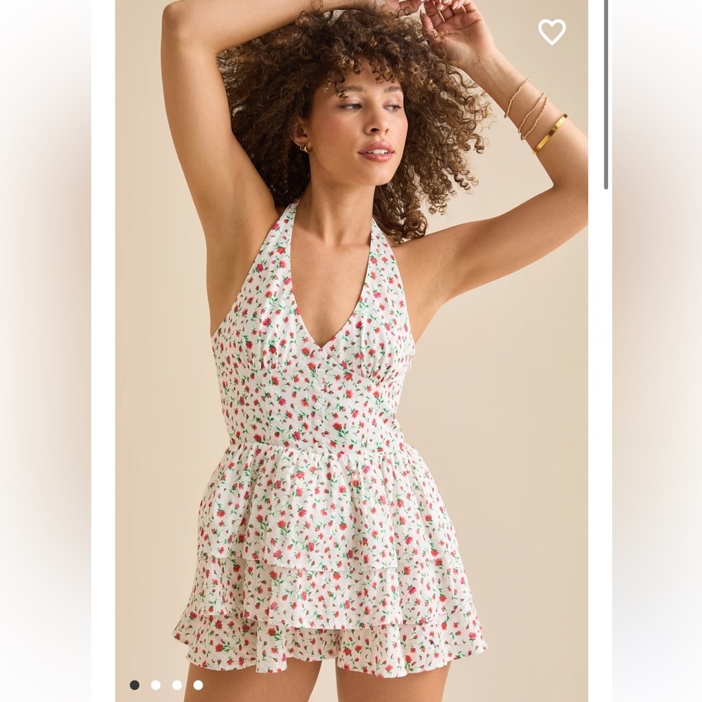 New with tags Altar’d State Lovely Floral Romper